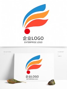 创意设计原创创意三色科技企业公司LOGO标志设计